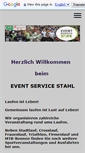 Mobile Screenshot of eventservice-stahl.de